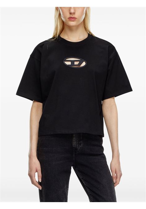 t-shirt t buxt crop donna nera DIESEL | A15096 0NIAX9XX